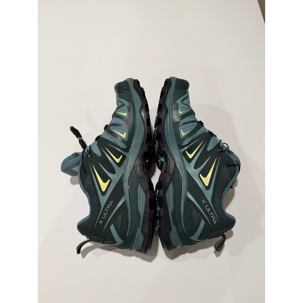 Salomon XA Pro 3D Men 10.5 Blue Green Trail Running Hiking Shoes 400065 - Picture 11 of 12